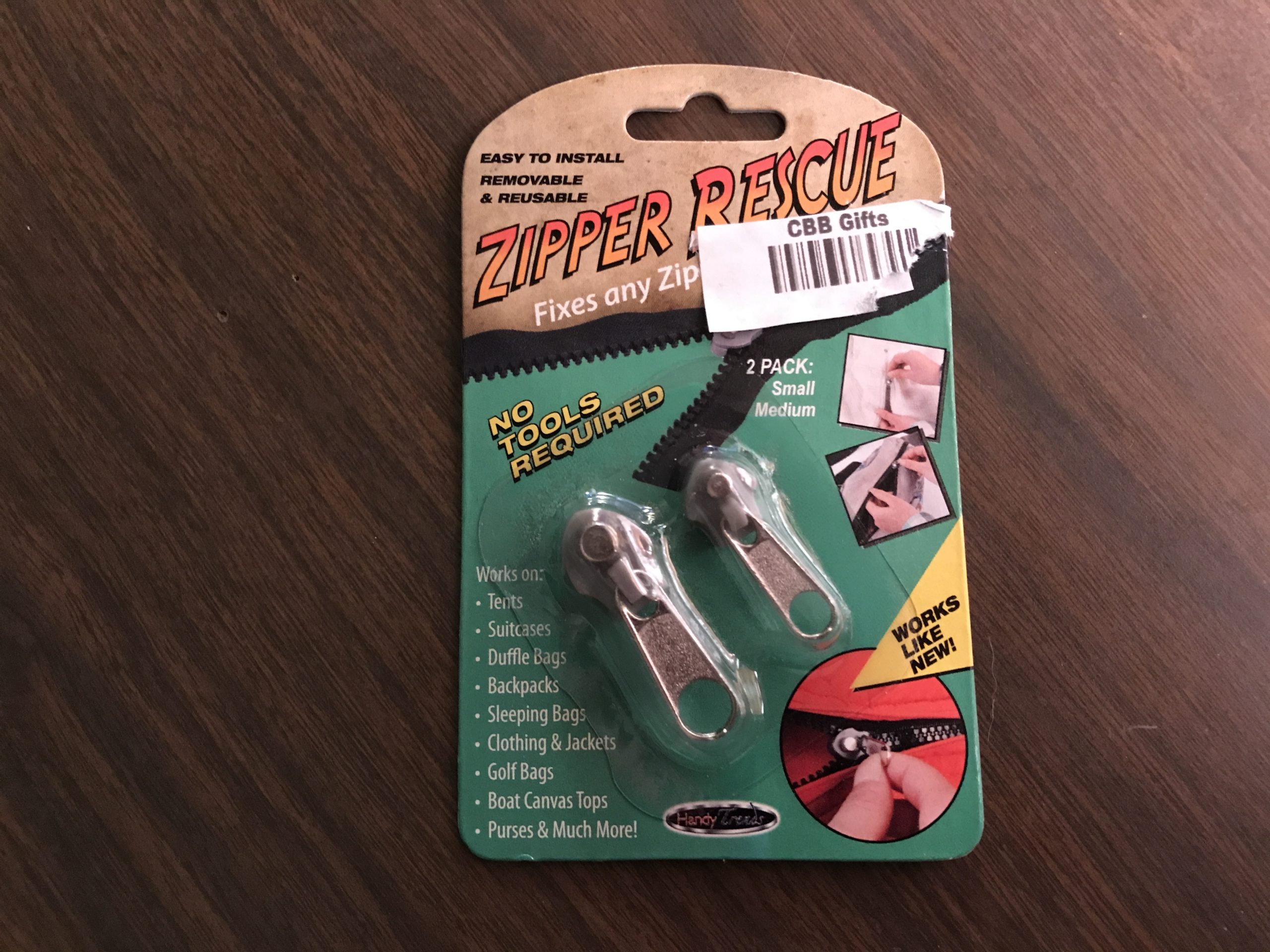 Jacket Zipper Bottom Repair Kit Double-sided Zipper Rescue Kit